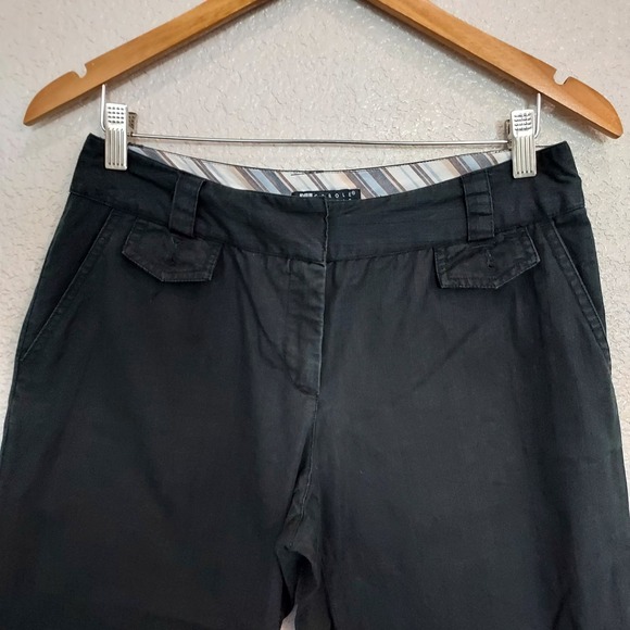 🔴3/$20 Carole Little Black Bermuda Shorts Size 6 - Picture 2 of 9
